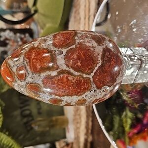 Gorgeous, Rare Poppy Jasper- Hornitos Poppy Jasper Egg